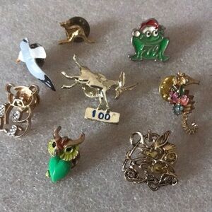 Assorted Animal-Themed Pins